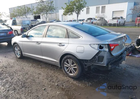 2017 Hyundai Sonata Se z USA, uszkodzony, nr VIN 5NPE24AF6HH554894